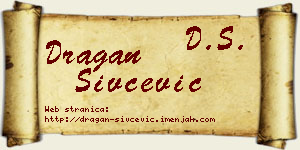 Dragan Sivčević vizit kartica